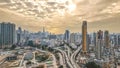 the crowded Kowloon city in Hong Kong, 5 Feb 2023 Royalty Free Stock Photo