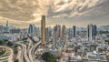 the crowded Kowloon city in Hong Kong, 5 Feb 2023 Royalty Free Stock Photo