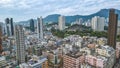 the crowded Kowloon city in Hong Kong, 5 Feb 2023 Royalty Free Stock Photo