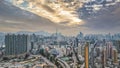 the crowded Kowloon city in Hong Kong, 5 Feb 2022 Royalty Free Stock Photo