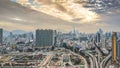 the crowded Kowloon city in Hong Kong, 5 Feb 2022 Royalty Free Stock Photo