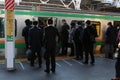 The crowded, packed, and scrambled life at Japanese train strati