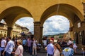 Picturesque Ponte Vecchio view Florence Italy