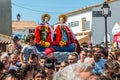 Crowded procession