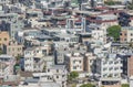 Crowded residential house in Hong Kong city