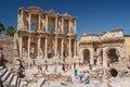 Crowded ruins of the ancient city of Ephesus