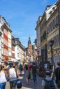 Crowded Street in Heidelberg, Germany