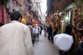 Crowded street in Old Delhi