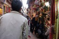 Crowded street in Old Delhi