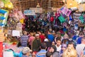 Crowded street of Taroudant , Morocco