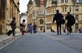 Crowded streets in Oxford