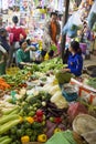 Customers Bargaining Price at Siem Reap Cambodia Wet Market