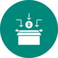 Crowdfunding icon vector image.