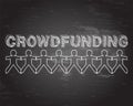 Crowdfunding People Blackboard