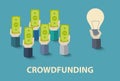 Crowdfunding1 Royalty Free Stock Photo