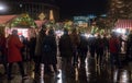 Crowds at busy Breitscheidplatz Christmas Market