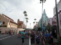 The crowds at disneys Hollywood studios