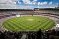 Crowds enjoy during match break at MCG