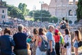 Crowds Gather At The Colosseum For Pride Celebration