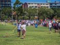 Crowds in 2017 Gay Pride March