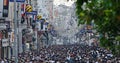 Crowds in Istanbul, Turkey Royalty Free Stock Photo