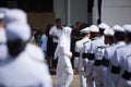 Crowds of mourners during Mourning Ceremony of King Bhimibol pass away