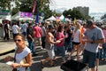 Crowds of People attend A Taste of Colorado