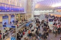 Crowds Of Rail Commuters Royalty Free Stock Photo