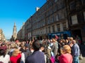 Crowds on the Royal Mile