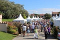 Crowds at Show Gardens at Southport Flower Show