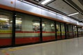 Crowds on the subway