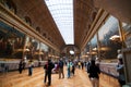 Crowds of tourists in Gallery of Battles