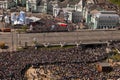 Crowds at Victory Parade, Moscow, Russia