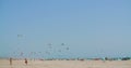 Crowdy Beach with Kite Surfers