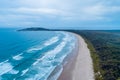 Crowdy Head and bay coastline at dawn..