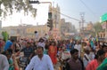 Crowed street Varanasi India