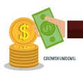 Crowfunding online business investment