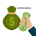 Crowfunding online business investment