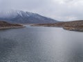 Crowley Lake in the eastern Sierra Nevada Range Royalty Free Stock Photo