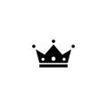 Crown vector icon Royalty Free Stock Photo