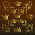 Crown,Area,gold Royalty Free Stock Photo