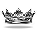 Crown Black And White King Queen Vector Crown Black And White