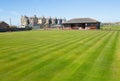 Crown bowl green grass lawn Royalty Free Stock Photo