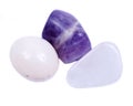 Crown chakra healing tumbled crystal set