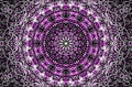 Crown chakra mandala / kaleidoscope Royalty Free Stock Photo