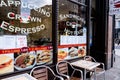 Crown Coffee And Sandwich Shop In Aldwych Royalty Free Stock Photo