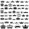 Crown Collection Royalty Free Stock Photo