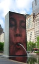 Crown fountain chicago Royalty Free Stock Photo