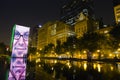 Crown fountain in Chicago Royalty Free Stock Photo