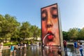 Crown fountain in Chicago Royalty Free Stock Photo